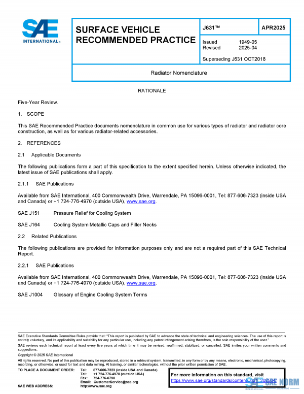 SAE J 631 Series PDF