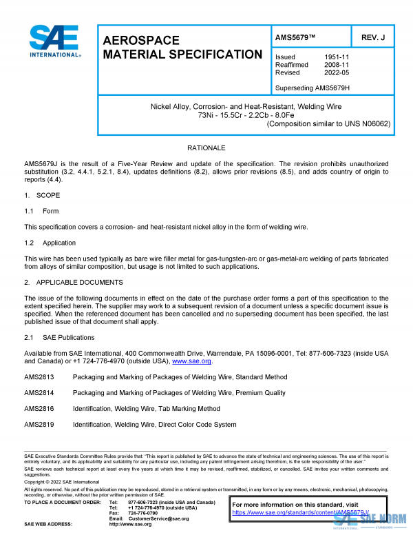 SAE AMS 5679 Series PDF
