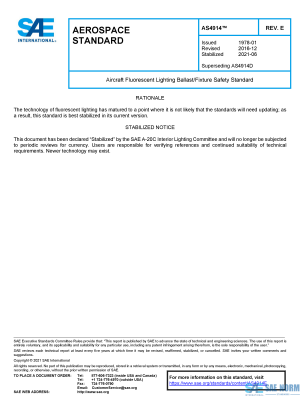 SAE AS 4914 Series PDF