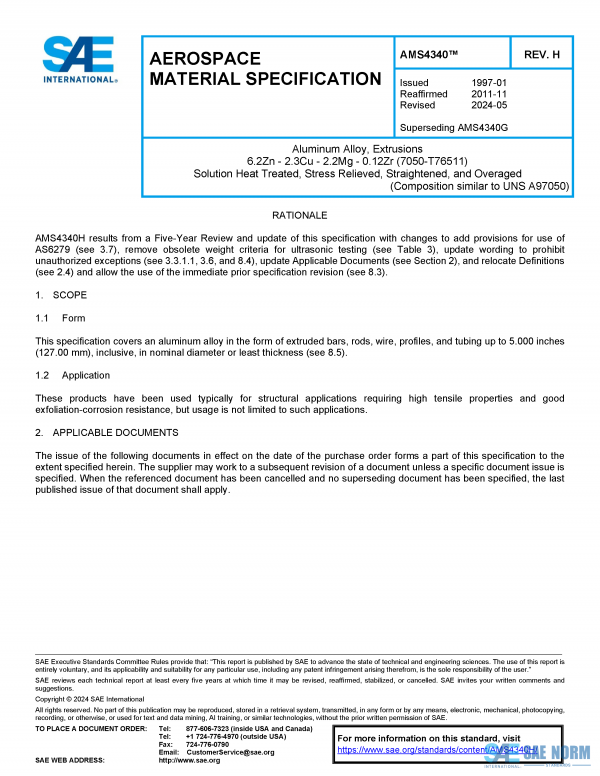 SAE AMS 4340 Series PDF