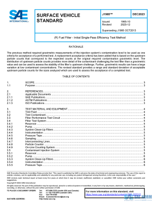 SAE J 1985 Series PDF