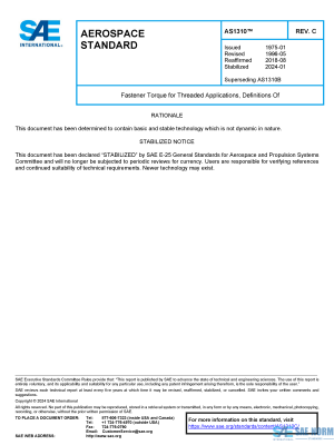 SAE AS 1310 Series PDF