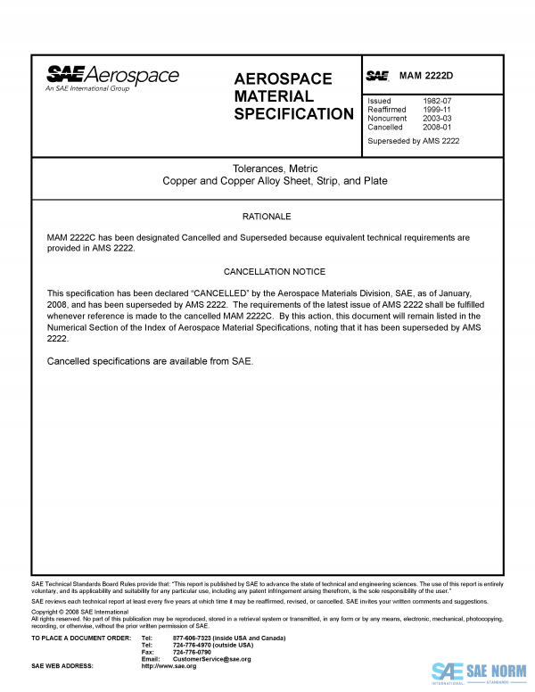 SAE MAM 2222 Series PDF