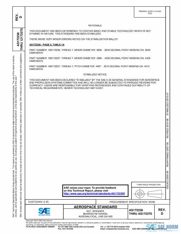 SAE AS 172236 Series PDF