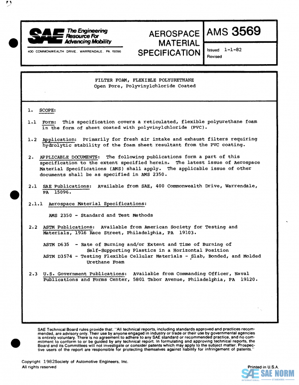 SAE AMS 3569 Series PDF
