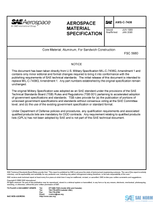 SAE AMSC 7438 Series PDF