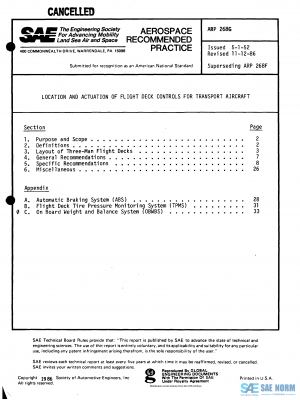SAE ARP 268 Series PDF