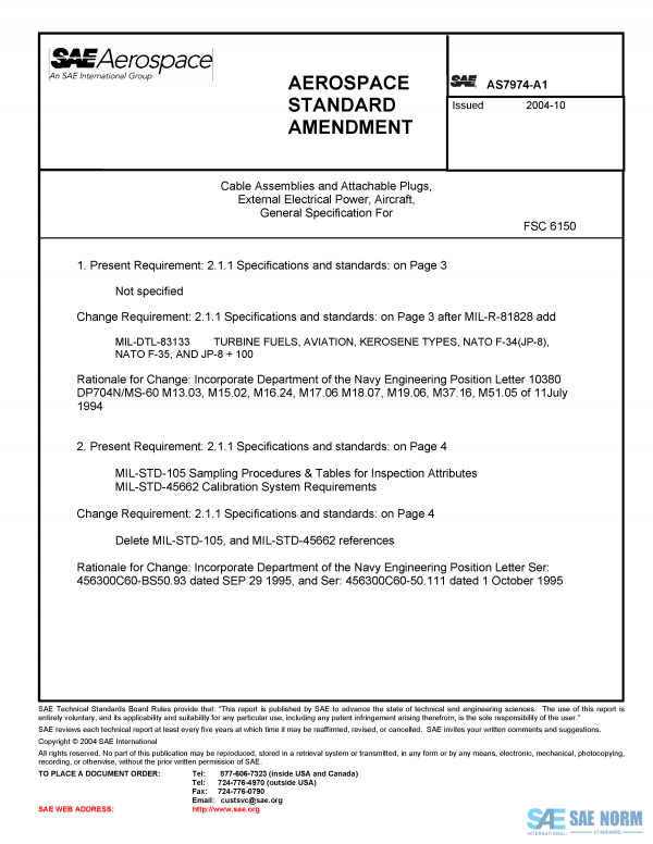 SAE AS 7974 Series PDF