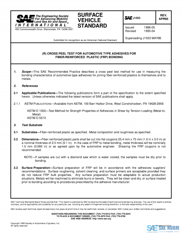 SAE J 1553 Series PDF