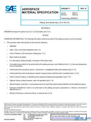 SAE AMS 2461 Series PDF
