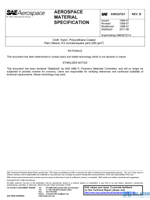 SAE AMS 3272/1 Series PDF