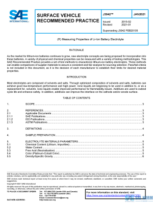 SAE J 3042 Series PDF