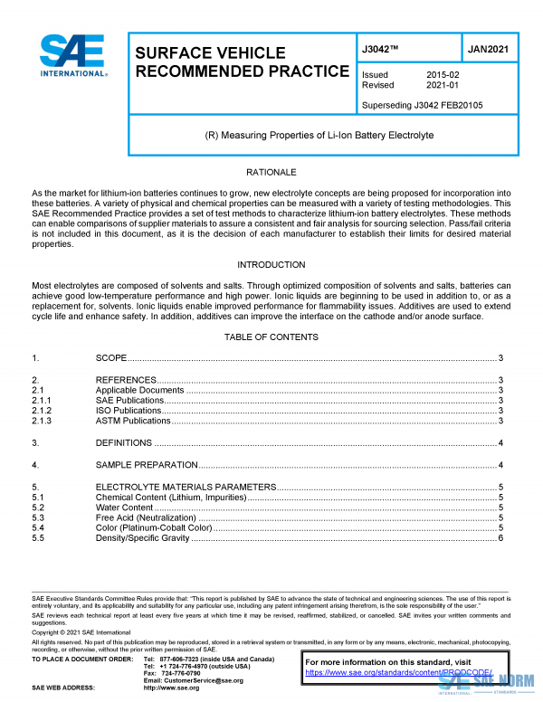 SAE J 3042 Series PDF