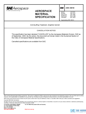 SAE AMS 3081 Series PDF