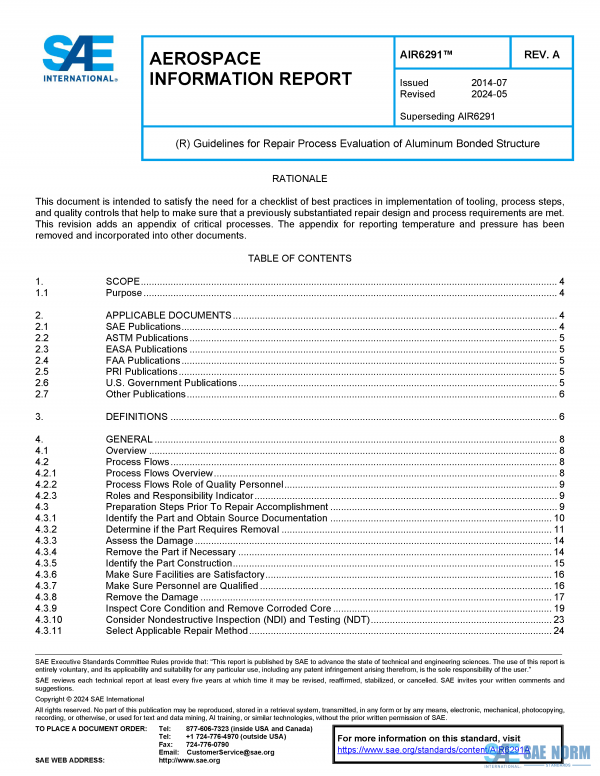 SAE AIR 6291 Series PDF