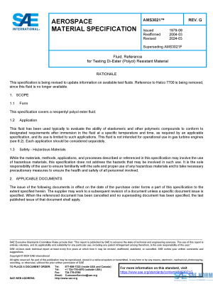 SAE AMS 3021 Series PDF