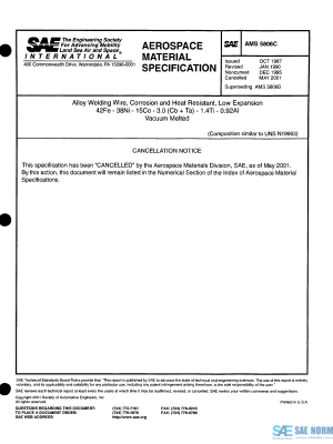 SAE AMS 5806 Series PDF