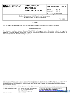 SAE AMSS 85420 Series PDF
