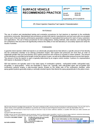 SAE J 2713 Series PDF