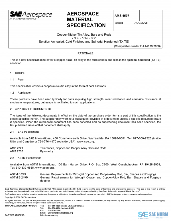 SAE AMS 4597 Series PDF