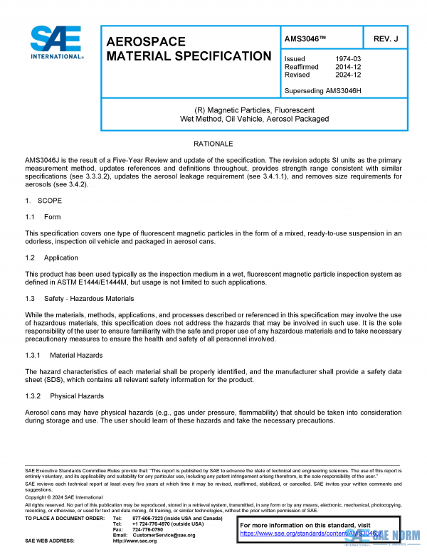 SAE AMS 3046 Series PDF