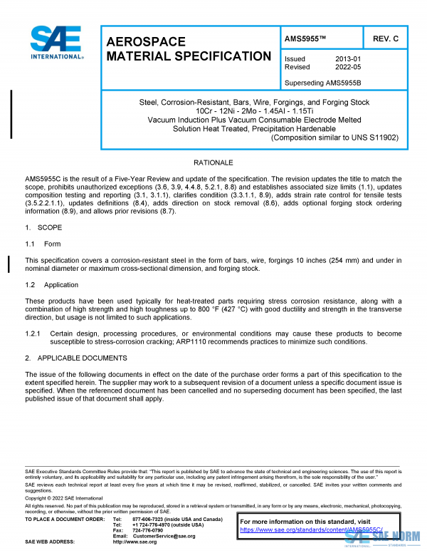 SAE AMS 5955 Series PDF