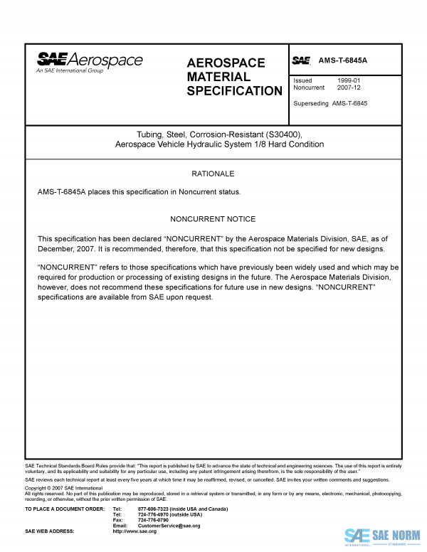 SAE AMST 6845 Series PDF