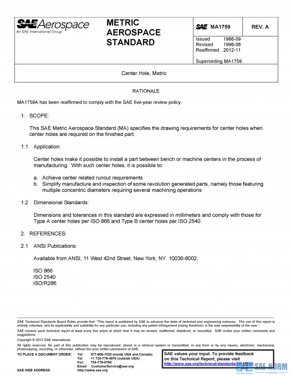 SAE MA 1759 Series PDF