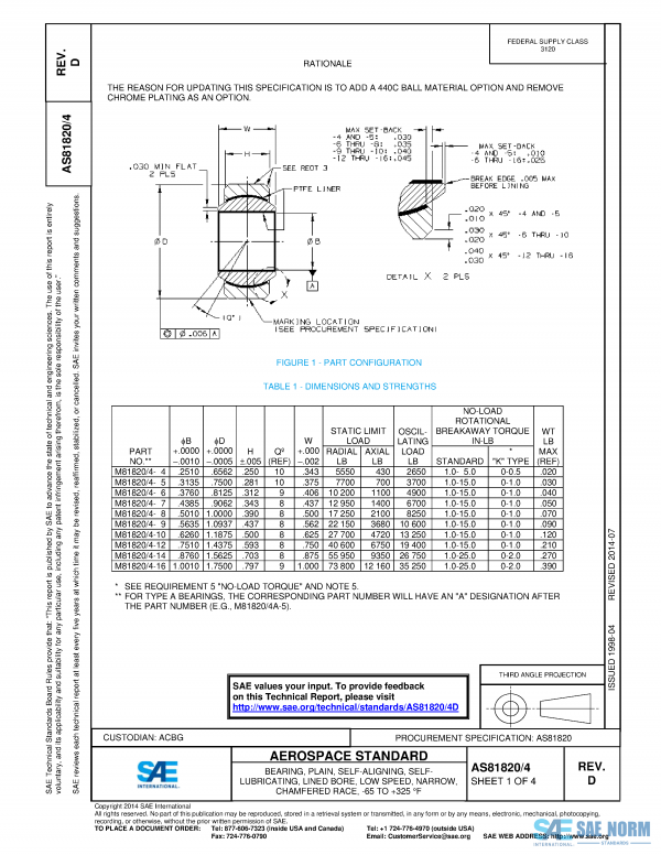 SAE AS 81820/4 Series PDF