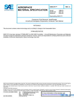 SAE AMS 1371 Series PDF