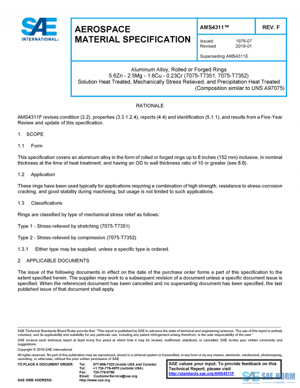SAE AMS 4311 Series PDF