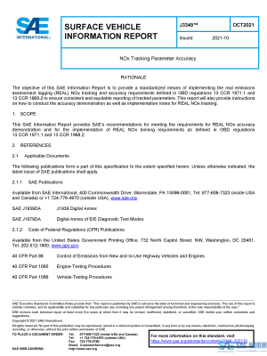 SAE J 3349 Series PDF