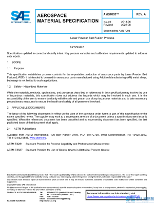 SAE AMS 7003 Series PDF