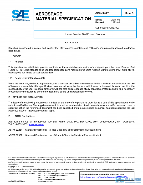 SAE AMS 7003 Series PDF