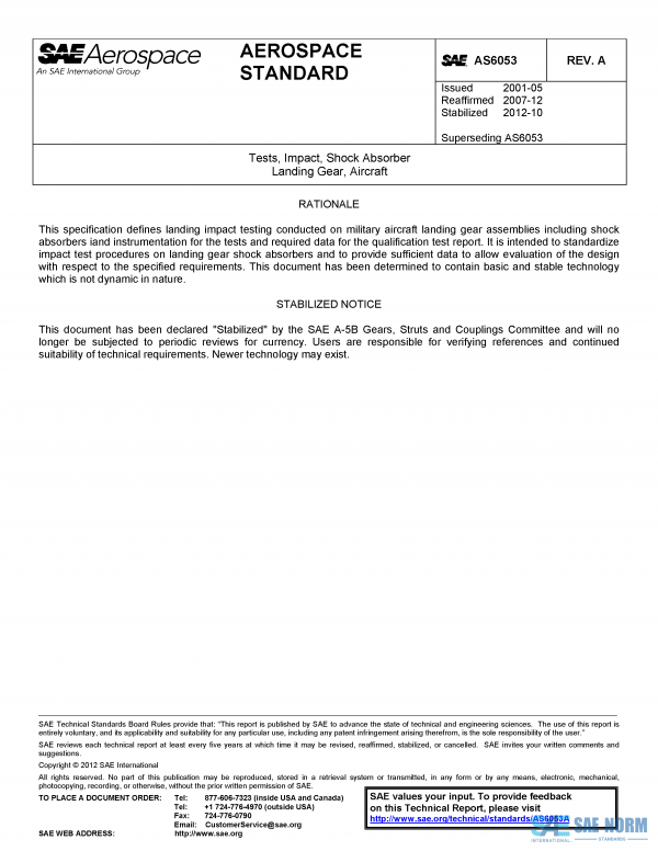 SAE AS 6053 Series PDF