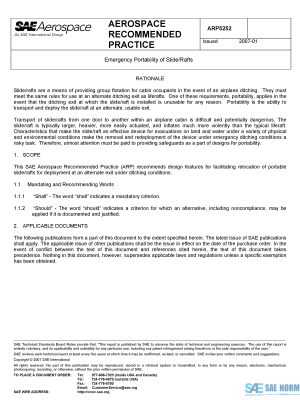 SAE ARP 5252 Series PDF