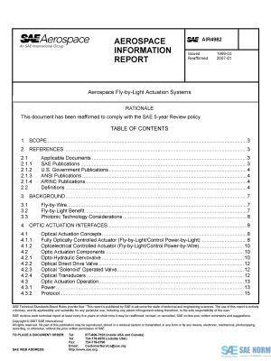 SAE AIR 4982 Series PDF