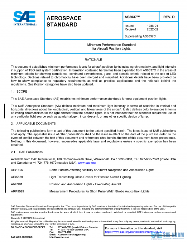 SAE AS 8037 Series PDF