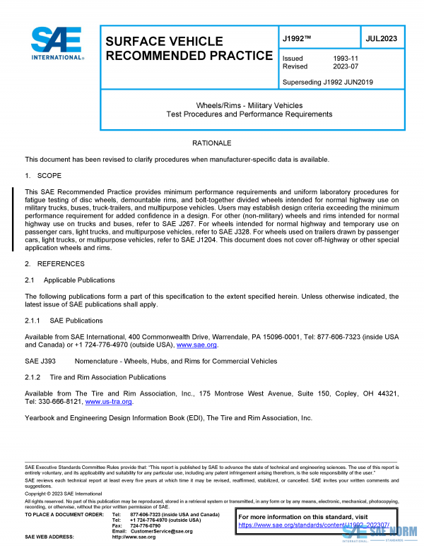 SAE J 1992 Series PDF