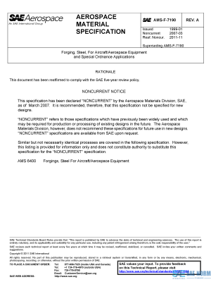 SAE AMSF 7190 Series PDF