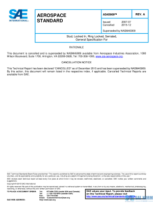 SAE AS 45909 Series PDF
