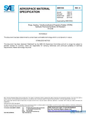 SAE AMS 7255 Series PDF