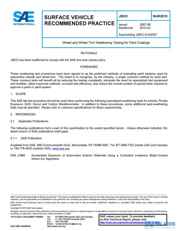 SAE J 2633 Series PDF