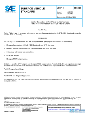 SAE J 514/3 Series PDF