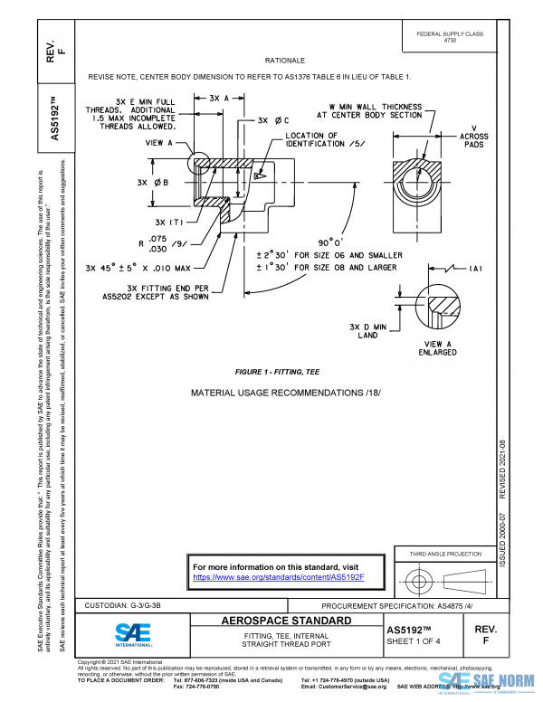SAE AS 5192 Series PDF
