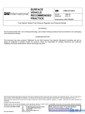 SAE J 1862 Series PDF