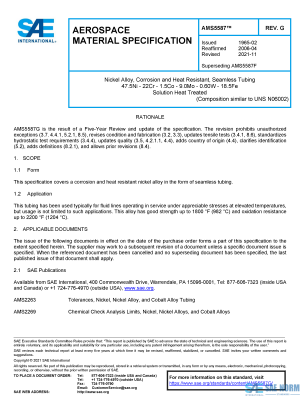 SAE AMS 5587 Series PDF