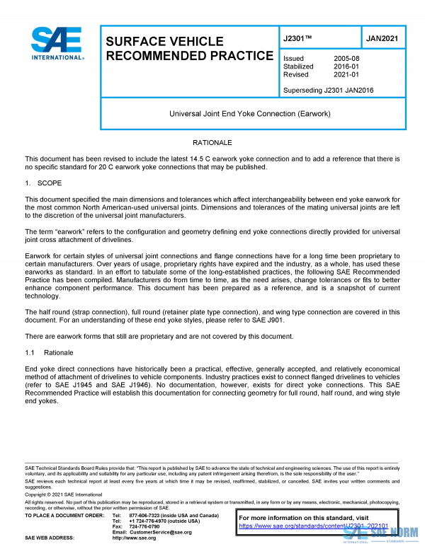 SAE J 2301 Series PDF