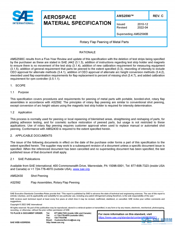 SAE AMS 2590 Series PDF