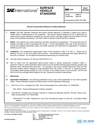 SAE J 2495 Series PDF